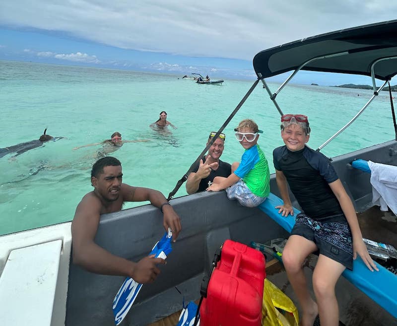 sandbar snorkelling in Fiji from Meli tours in Fiji sandbar snorkelling in Fiji from Meli tours in Fiji